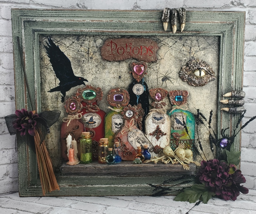 Mixed Media Magic: A Halloween Craft with Donna from Mason Creations etc.