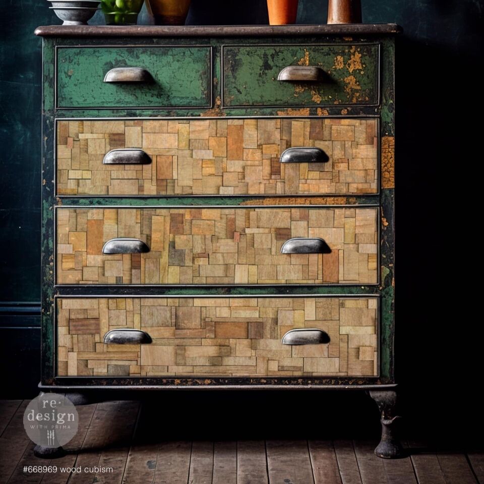 Tear Resistant Decoupage Fiber Paper - A1 Size for Furniture Upcycle ...