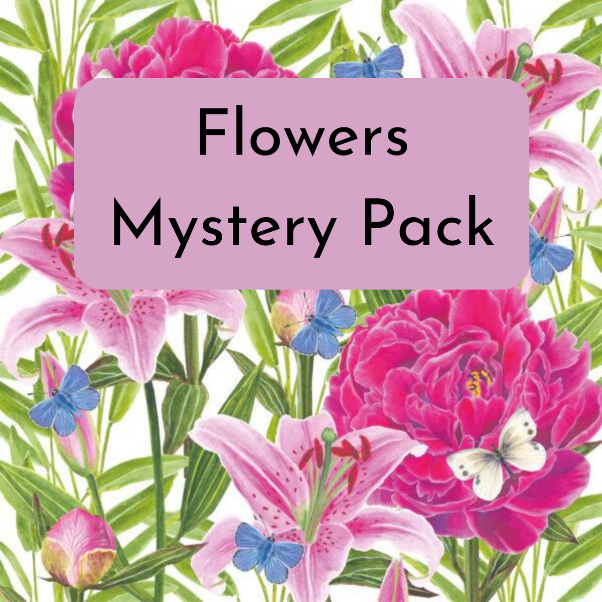 Mystery Variety Surprise Decoupage Napkin Pack 10/PkgFlowers theme