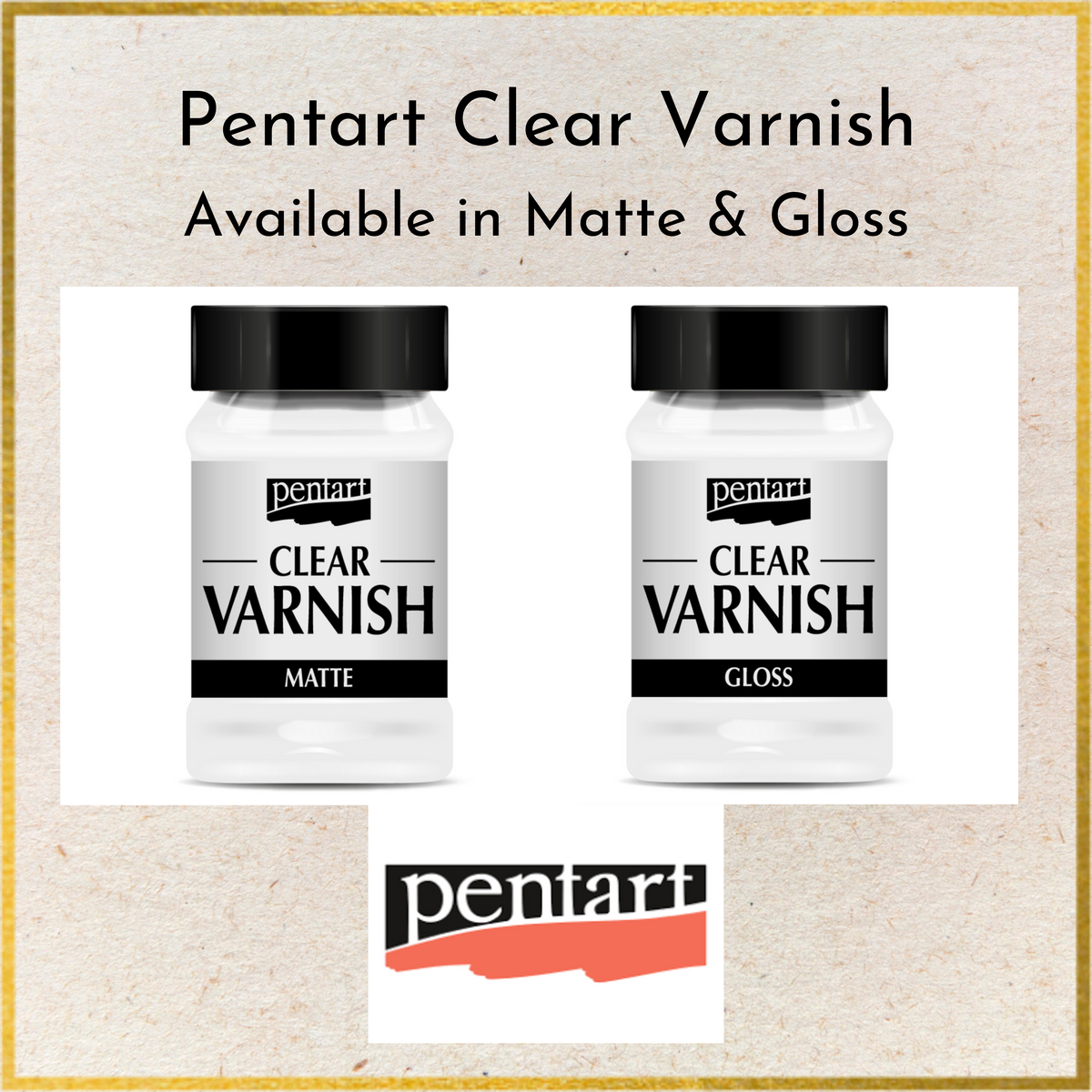 Pentart 100ml Solvent-Based Antique Glossy Decoupage Varnish - TH Decor