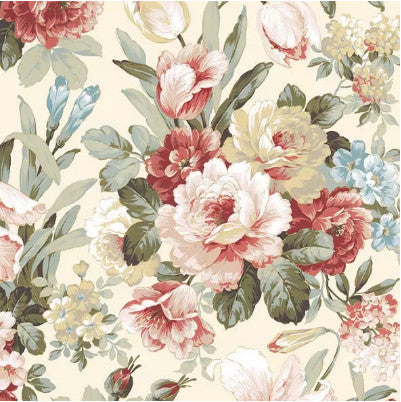 Beautiful Vintage Antique Floral Decoupage Napkin for Crafting, Scrapbooking, Journaling, Mixed Media