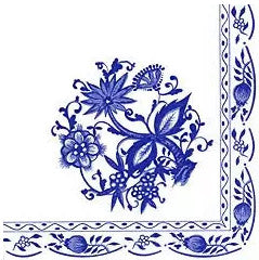 Shop Blue & White Onion Decoupage Paper Napkin for Crafting, Scrapbooking, Journaling