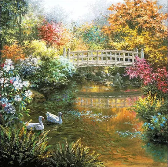 These White Swans Decoupage Paper Napkins are exceptional quality. Imported from Europe. Ideal for Decoupage Crafting, DIY craft projects, Scrapbooking