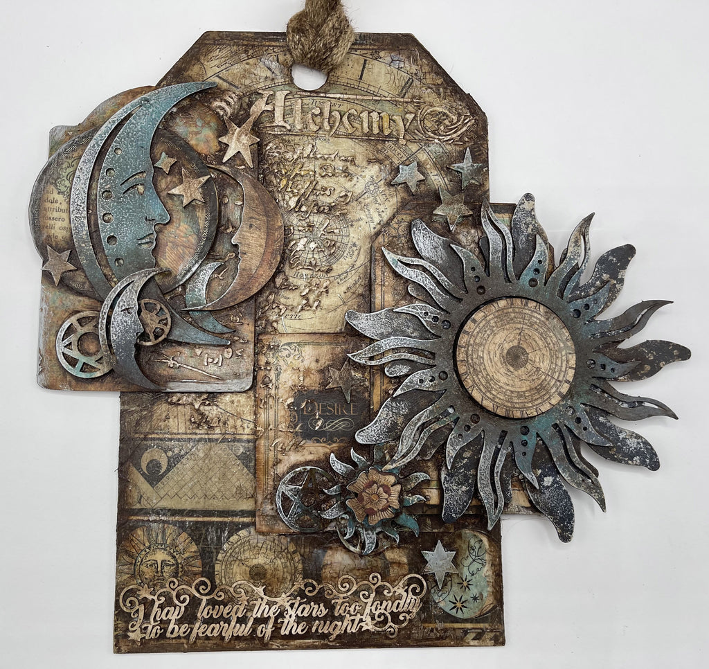 Stamperia Alchemy Chipboard Die Cuts have an adhesive backing. They feature beautiful collections designed by top European artists