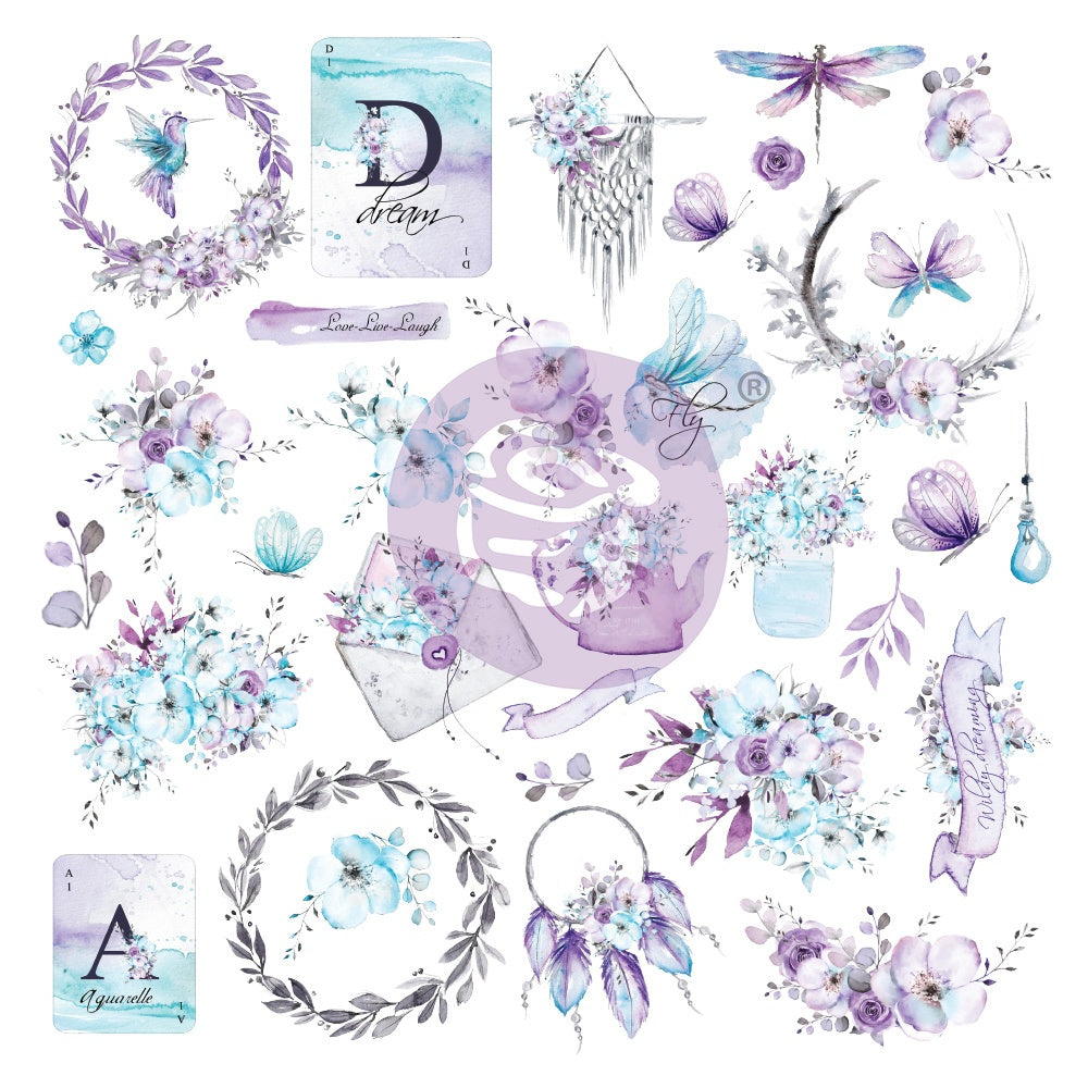 This 68 piece Ephemara die cut set features two of each design including floral clusters, wreaths, pretty jars, macrame, dreamcatchers, a sweet envelope.