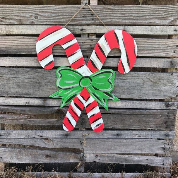Christmas Candy Canes - Wood Shape 12" Find top quality MDF wood craft cut outs for decoupage. Wooden shapes make great home décor projects