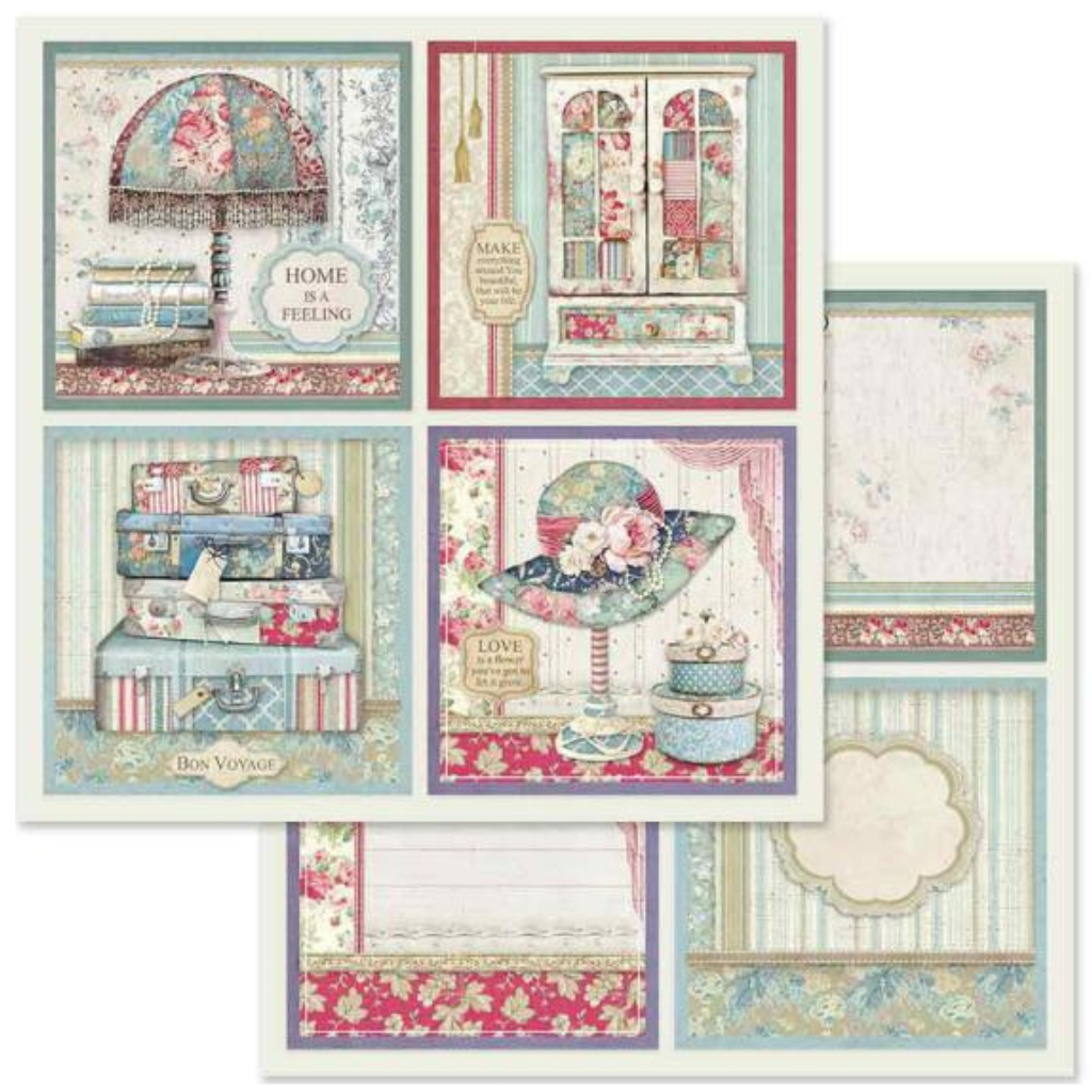 Decorations Cards Stamperia 12x12 Cardstock Scrapbooking Paper Decoupage