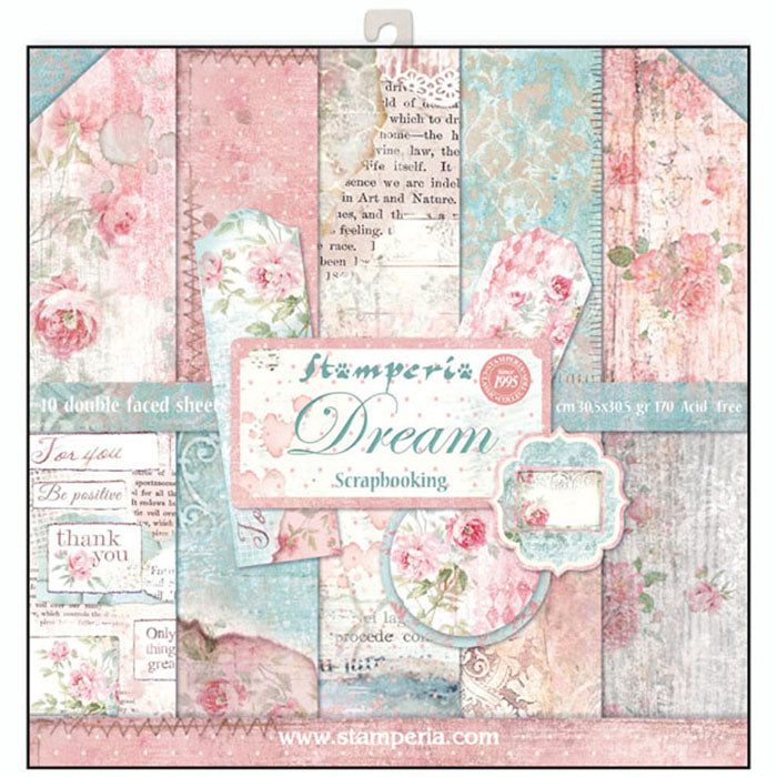 Shop Stamperia Dream Scrapbooking Paper for Journaling, Decoupage, Mixed Media