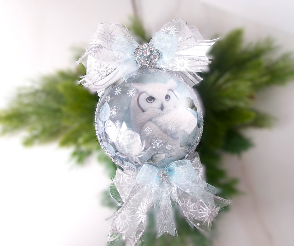 How to Make a Boutique-Style Christmas Owl Bauble