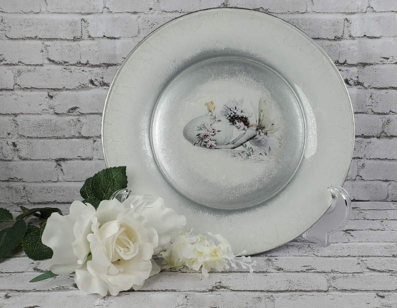 Creating a Gilded Vintage Easter Plate: Reverse Decoupage for Beginners