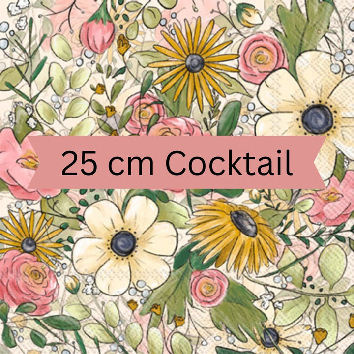 Cocktail Napkins for Decoupage