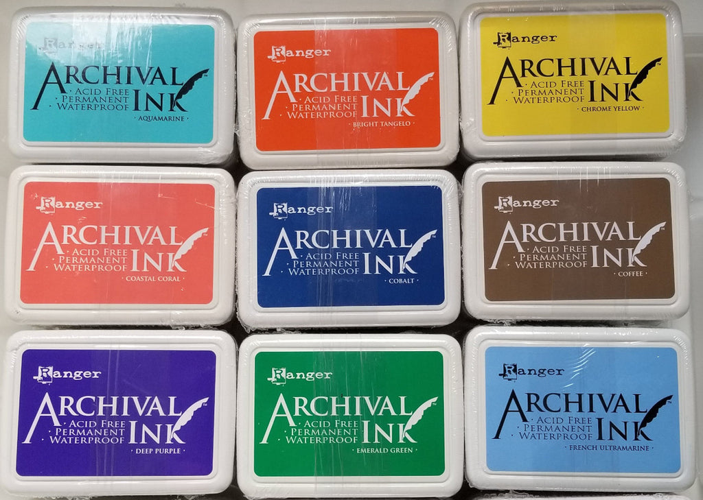 Ranger Ink Pads. High quality Archival and Distress inks. Comes in multiple colors