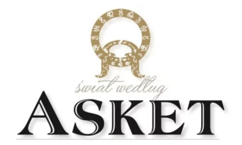 Logo for Asket Collection decoupage rice paper made in Poland.