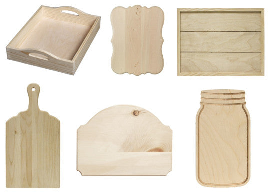 Shop Quality Wood Craft Plaques and Coasters at DecoupageNapkins