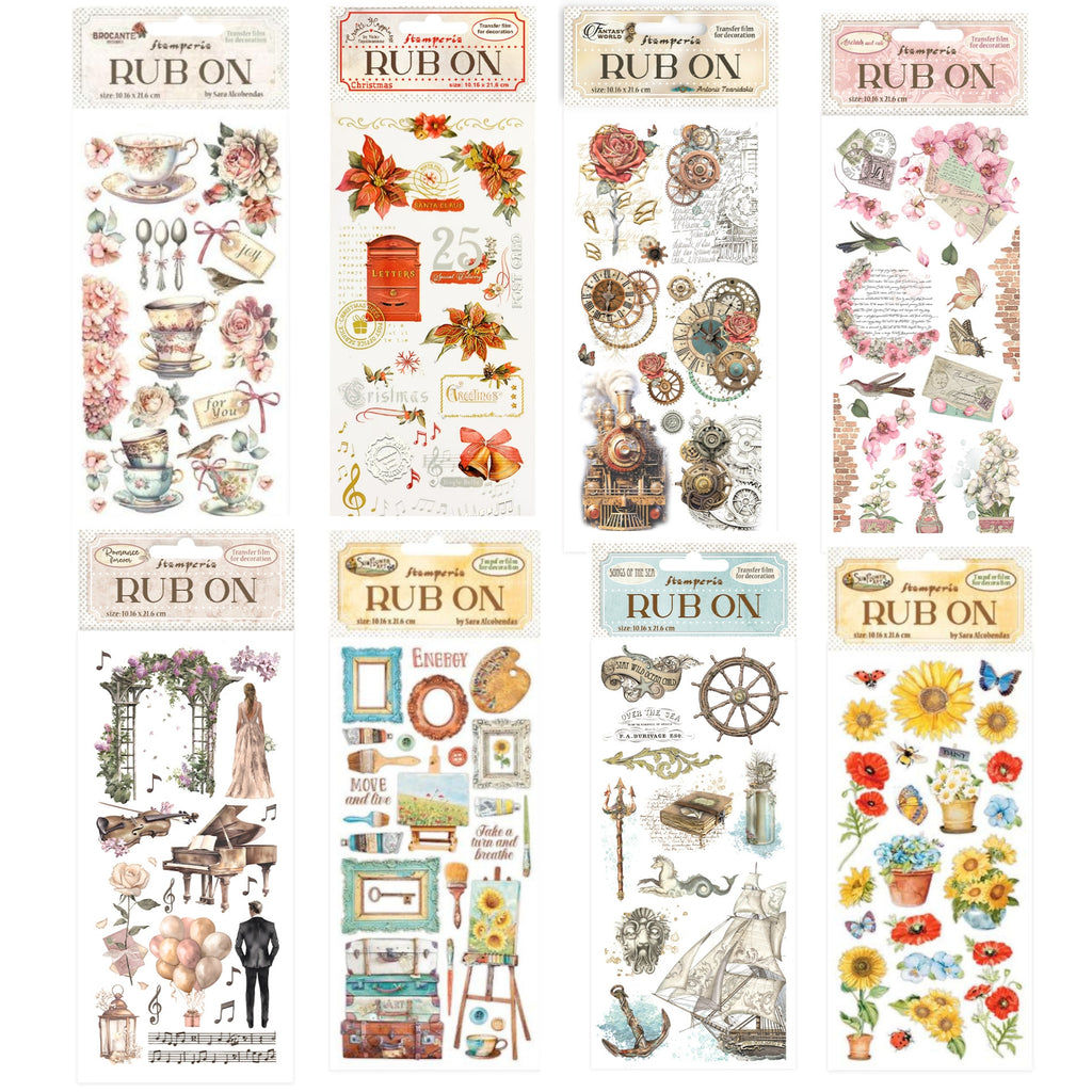 Stamperia Rub-On Transfers for Craft & DIY Decor – Decoupage Napkins.Com