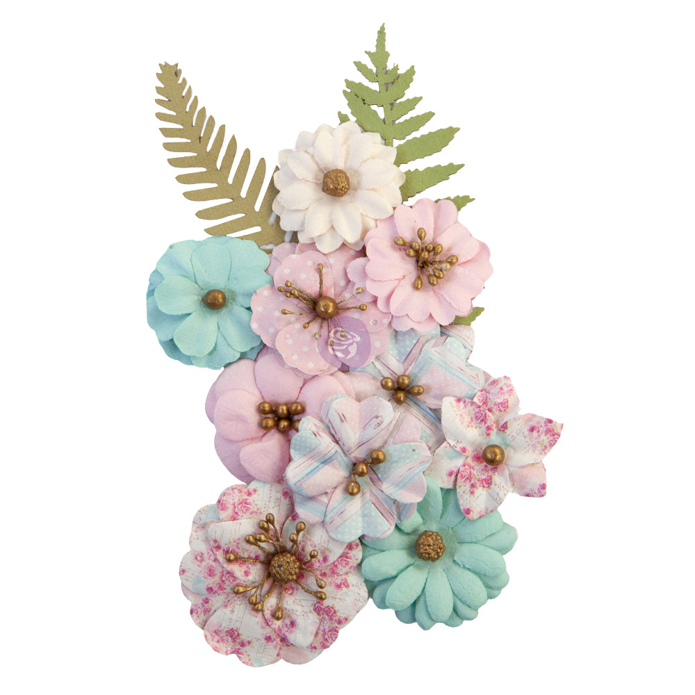 Handmade Paper Flower Embellishments from Prima Marketing