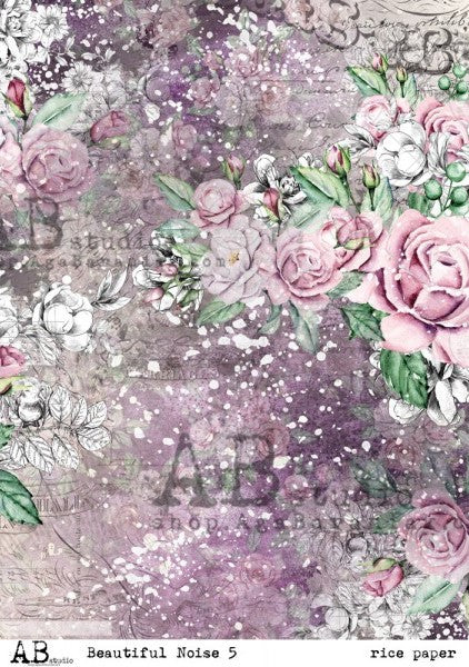 Quality & Elegance: AB Studio A4 Rice Paper for Decoupage – Decoupage ...