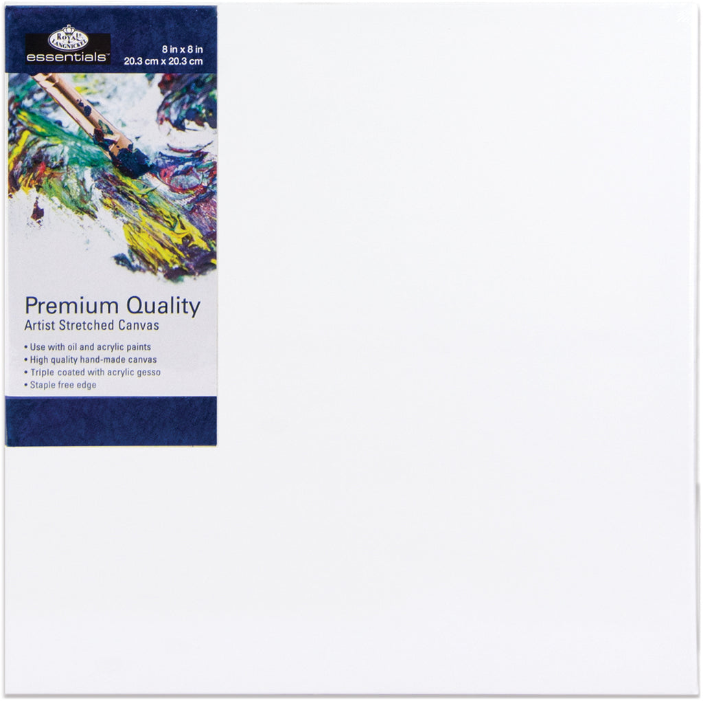 Royal Langnickel Essentials™ Premium Stretched Canvas size 8x8 inch