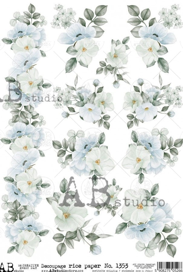 Quality & Elegance: AB Studio A4 Rice Paper for Decoupage – Decoupage ...