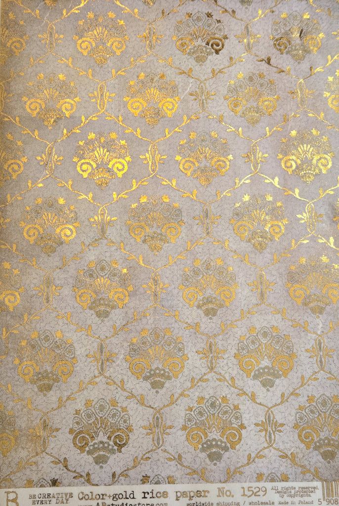 gilded emblems AB Studio Rice Papers