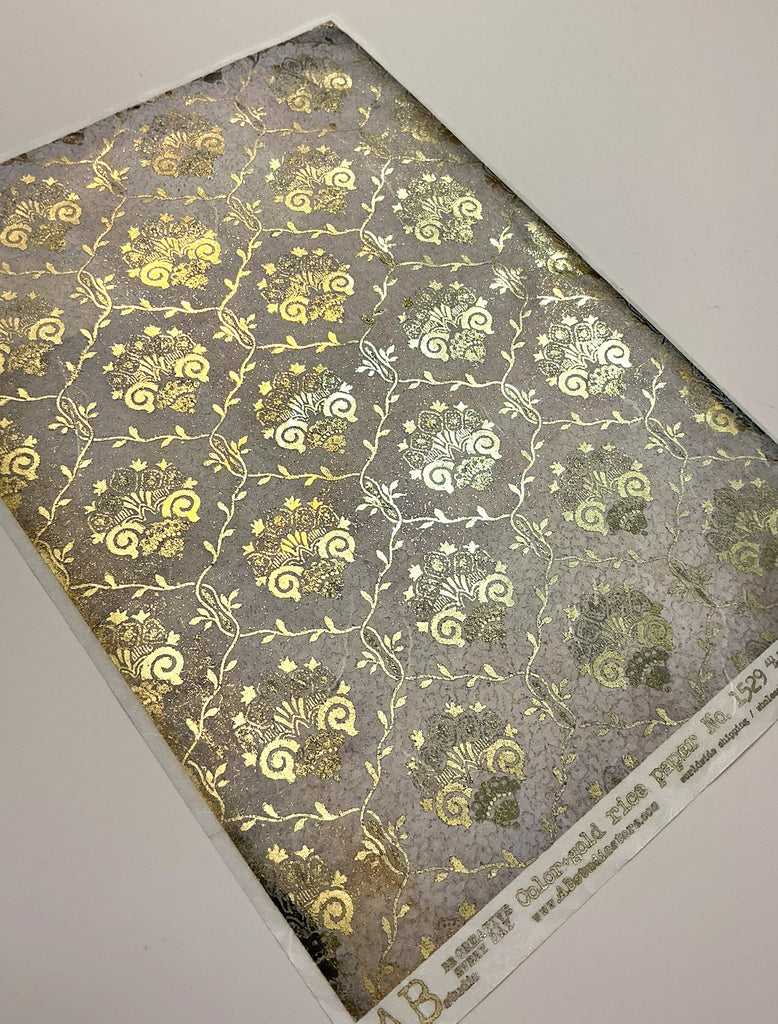 gilded emblems AB Studio Rice Papers