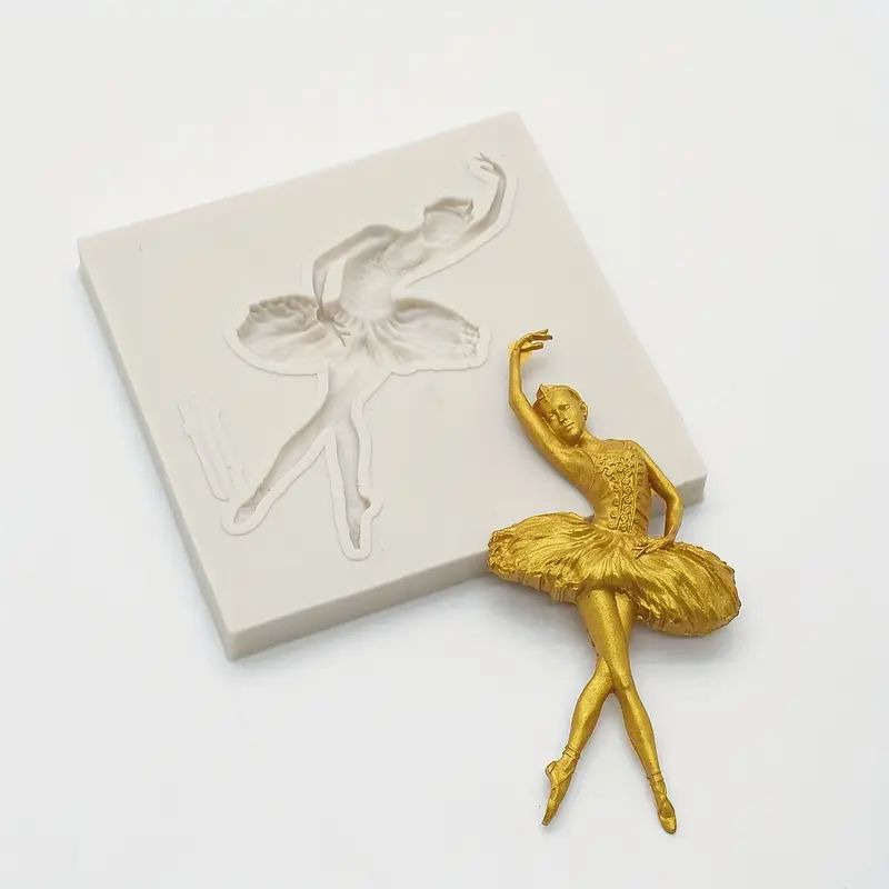 Silicone Craft Accent Mold. Ballerina.