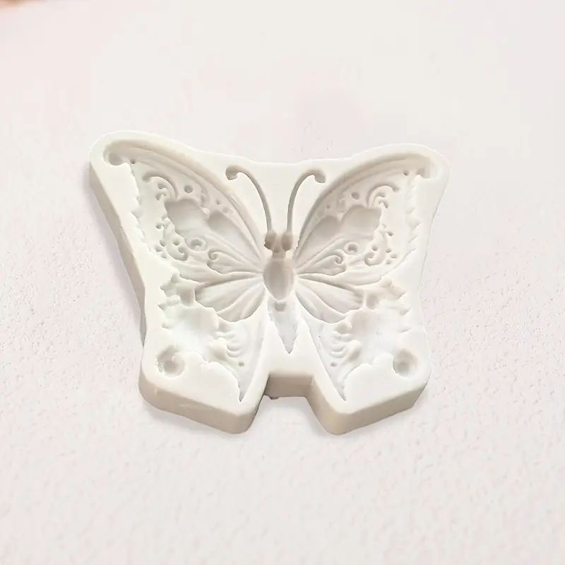 Silicone Craft Accent Mold. Ornate butterfly