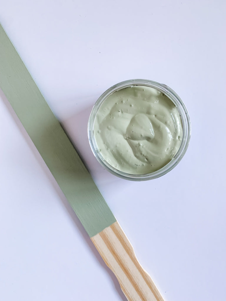 Sage MudPaint. Our clay-based formula ensures a smooth matte finish every time.
