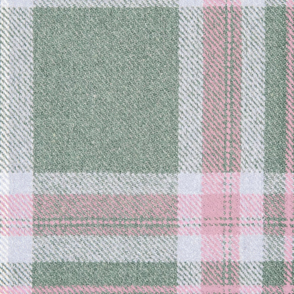 light green and pink tartan plaid Decorative Paper Napkin for Decoupage Mixed Media, Scrapbooking
