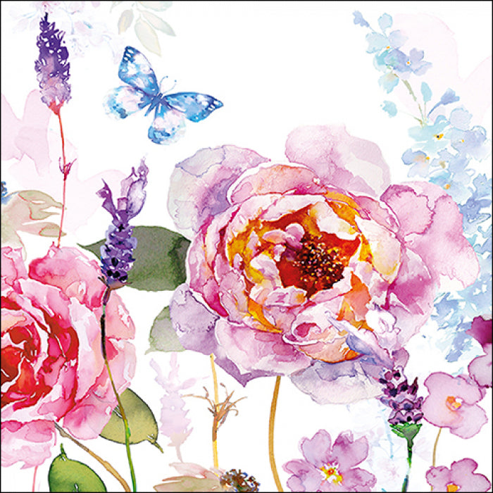 12 x Assorted Floral Napkins for Decoupage a Variety of