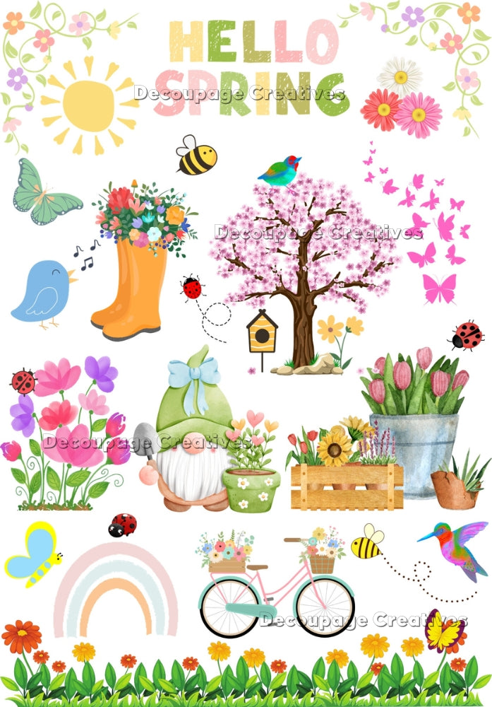 Shop Exquisite Decoupage Creatives A4 Rice Paper for DIY Crafts ...