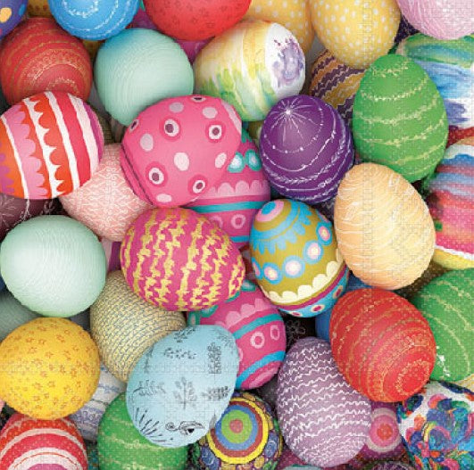 Painted easter eggs  Decoupage Napkins
