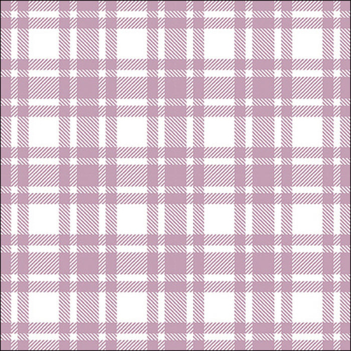 Pale purple checkered pattern  Decoupage Napkins