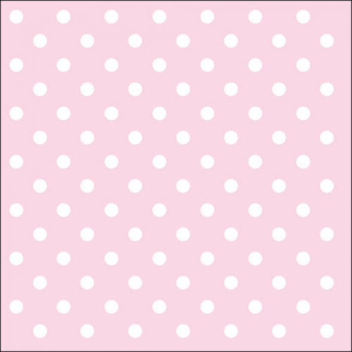  pink with white dots Decoupage Napkins