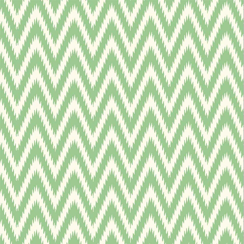 Green and white zigzag pattern  Decoupage Napkins