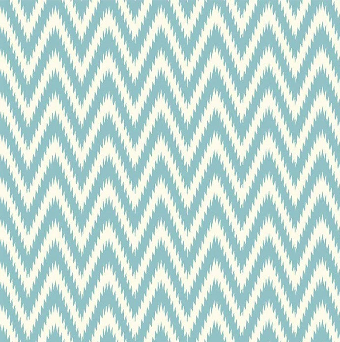 aqua blue zigzag pattern  Decoupage Napkins
