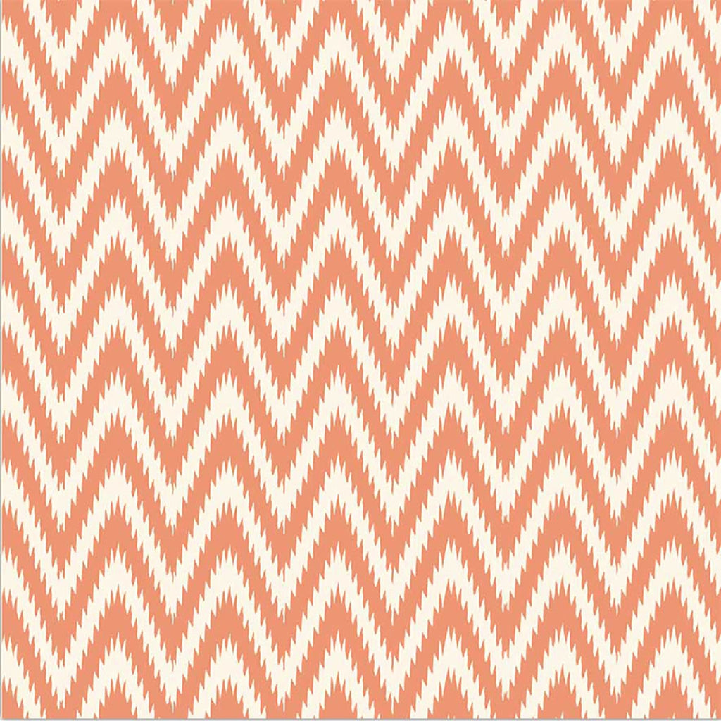 peach and white zigzag lines pattern  Decoupage Napkins