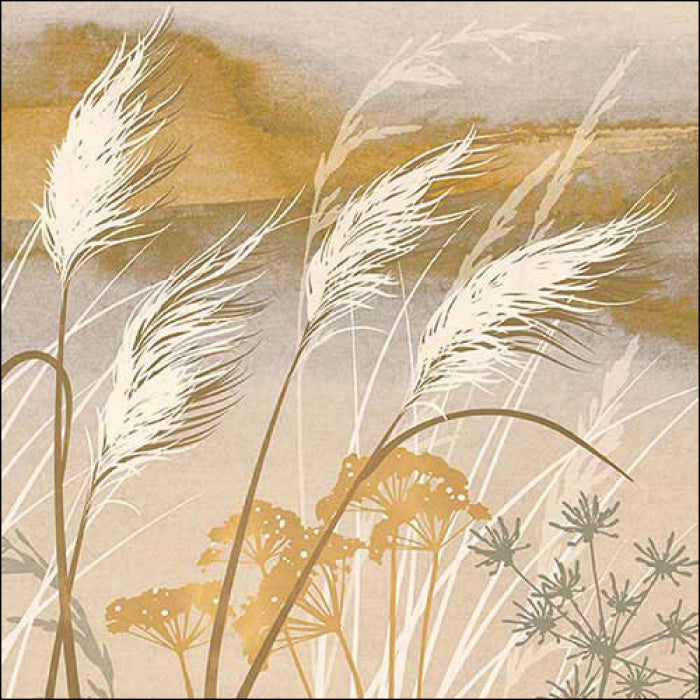 yellow wheat blowing in the wind   Decoupage Napkins