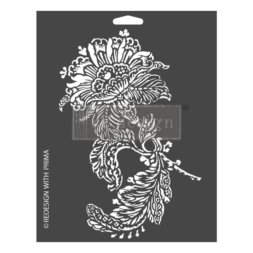 Re-Design Coastal Adored Paisley Decor Stencils are made of flexible yet strong plastic material. Ideal for 3D effects and Mixed Media