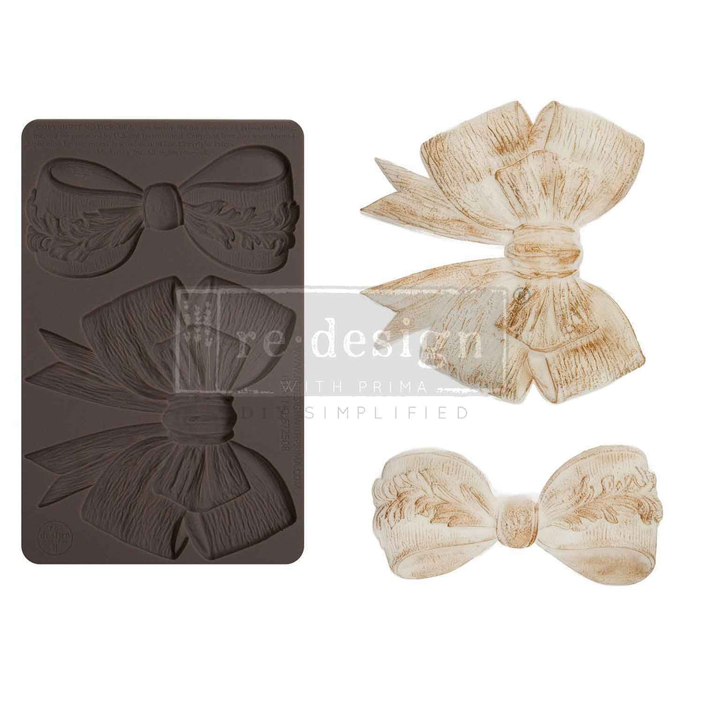 Redesign with Prima Kacha Vintage Opulence Bow mold with 2 bows