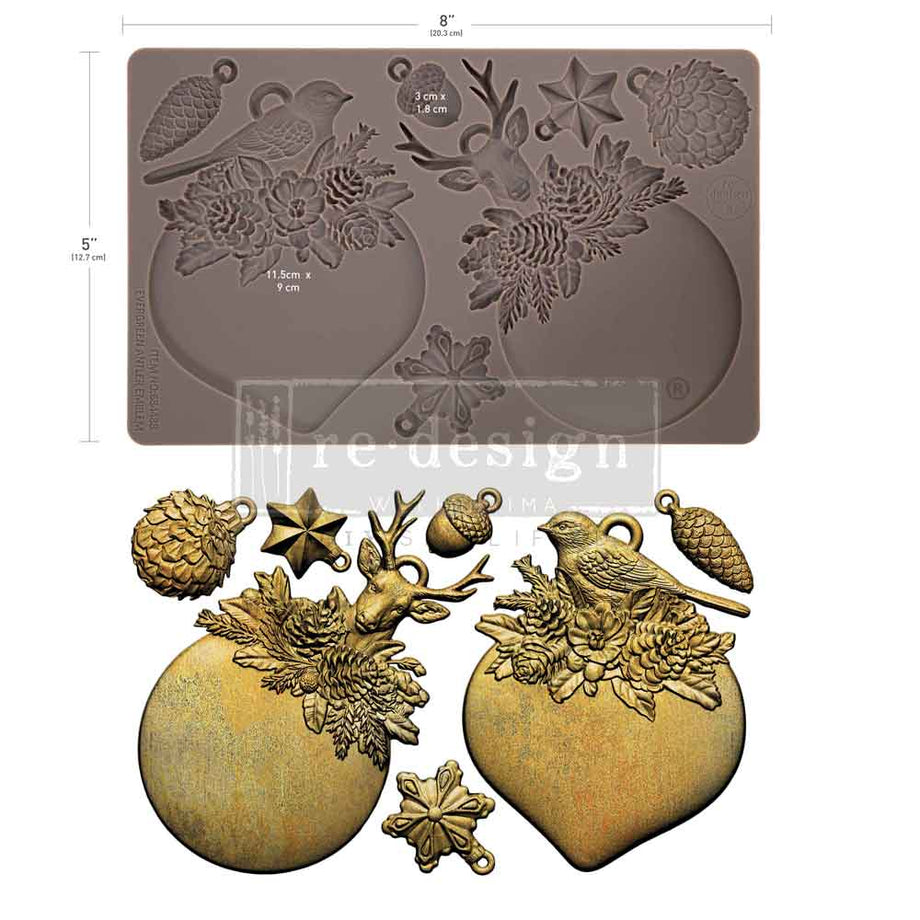 【新品・稀少】MOLDS限定　asiblastar真鍮　ASIMOCRAFTS Silicone Mold for Furniture Decor | Evergreen Antler Emblem 5x8
