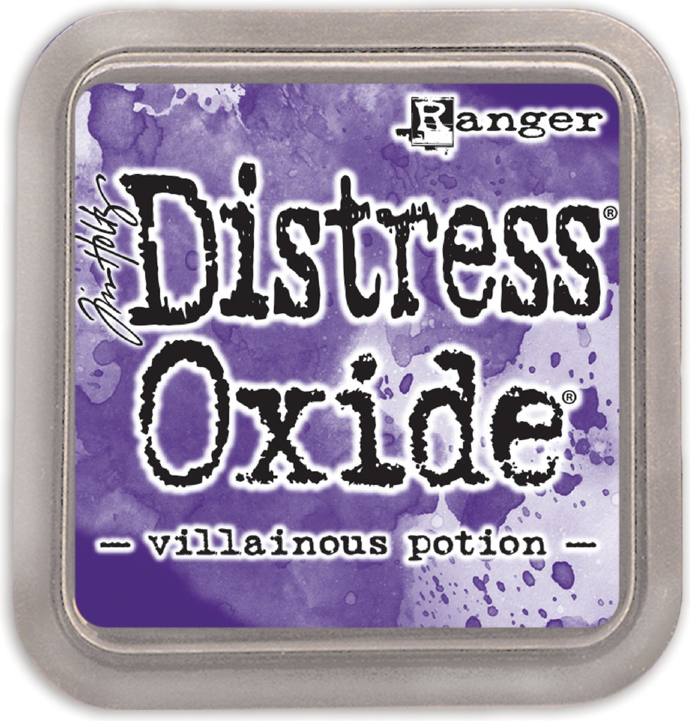 Purple ink pad. Tim Holtz Distress Oxides Ink Pad Water-Reactive Pigment Fusion