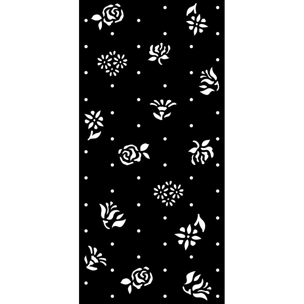 Stamperia Rosebuds Stencils are made of flexible yet strong plastic material. Ideal for 3D effects and Mixed Media. 