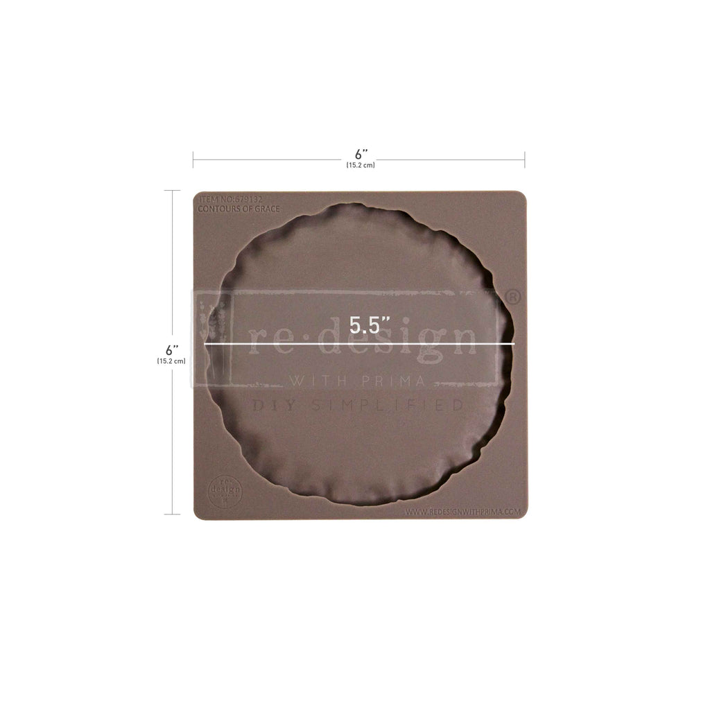 Redesign with Prima Contours Of Grace mold with round ruffled plate