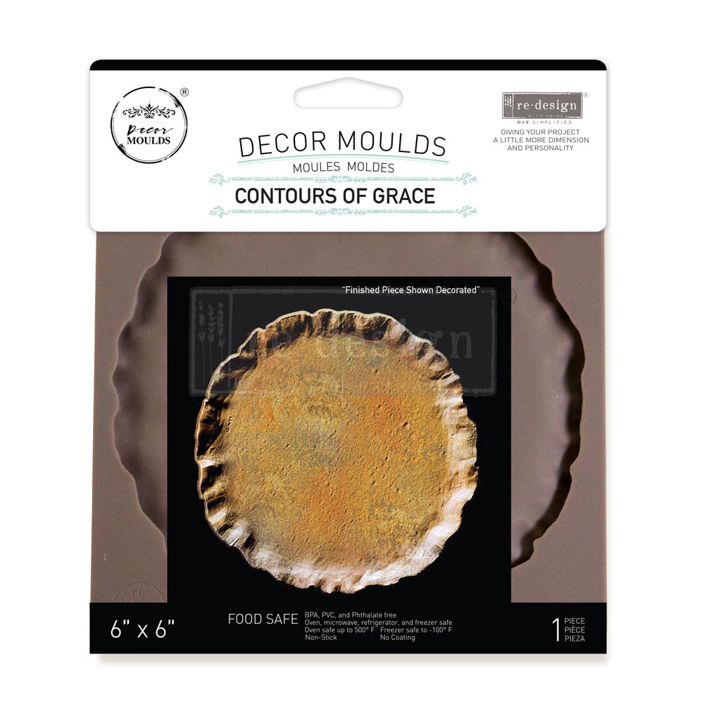 Redesign with Prima Contours Of Grace mold with round ruffled plate