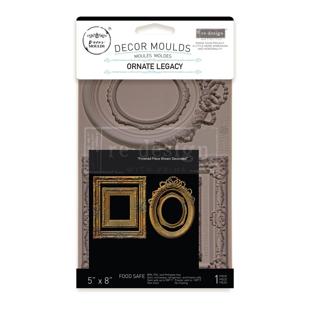 Redesign with Prima Ornate Legacy mold with square and oval ornate frames