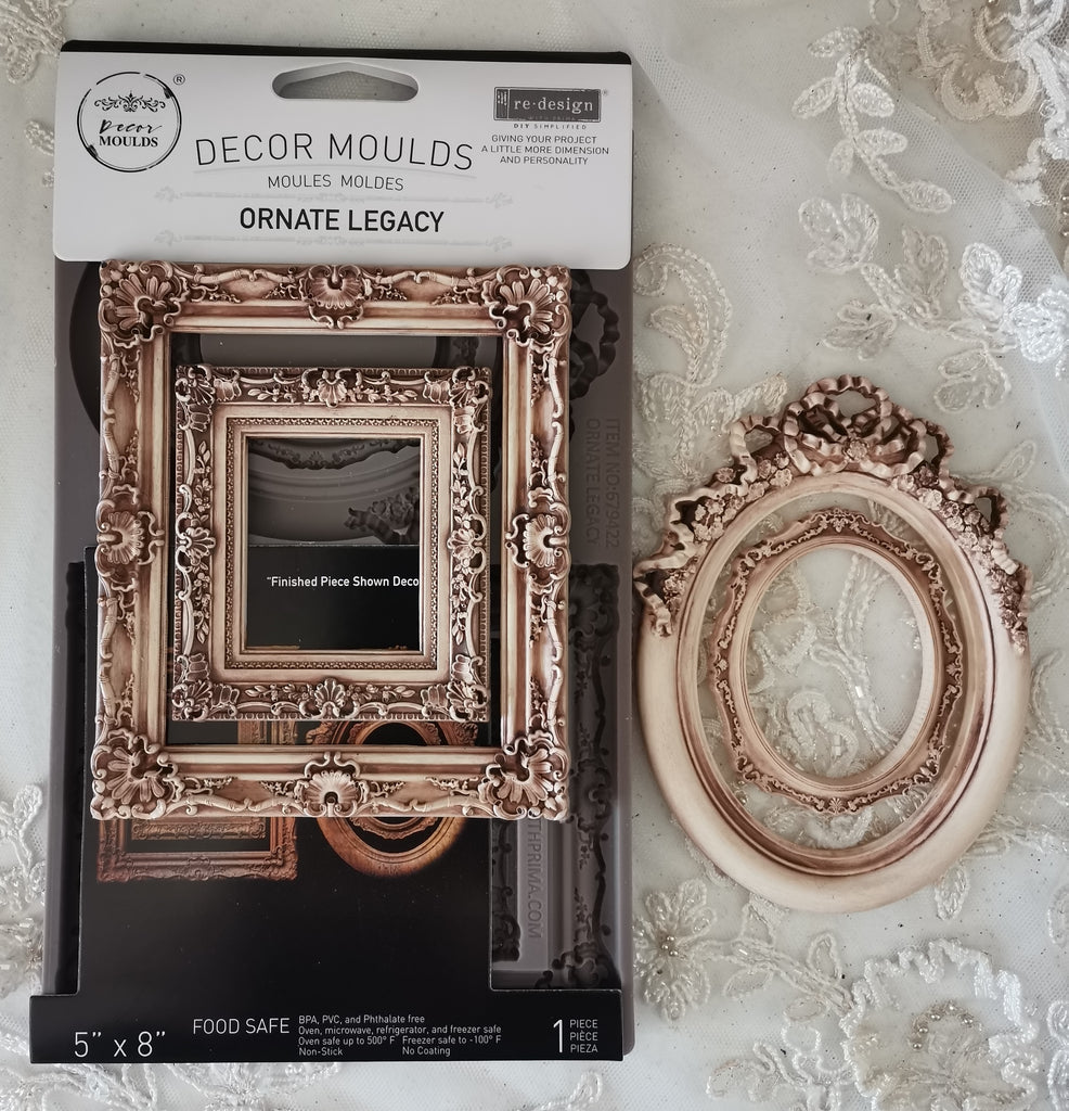 Redesign with Prima Ornate Legacy mold with square and oval ornate frames