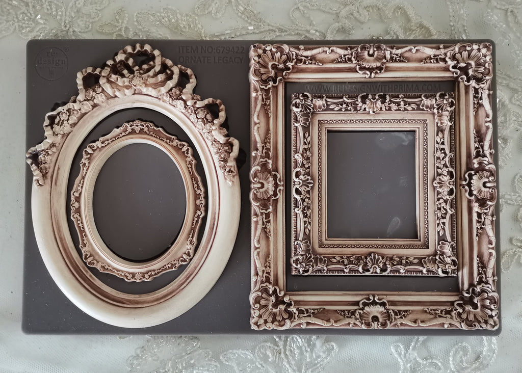 Redesign with Prima Ornate Legacy mold with square and oval ornate frames