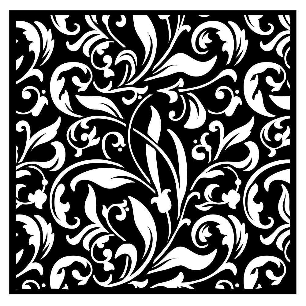 Stamperia Flower Borders plastic Stencil for Craft Projects – Decoupage  Napkins.Com