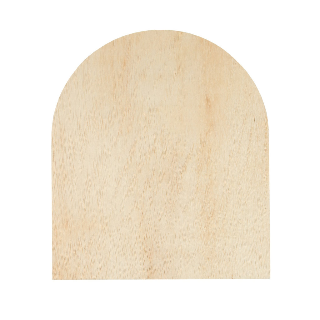 Birch Plywood Solid Arch 8.5" x 9.75"